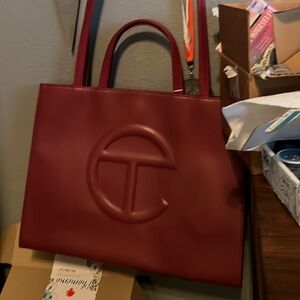 Telfar Women's Medium Oxblood Tote Bag